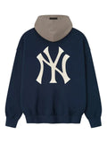 FEAR OF GOD ESSENTIALS x MLB Yankees graphic hoodie