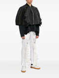 Comme des Garçons Homme Plus ruffled cropped jacket