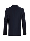 Canali twill-weave single-breasted blazer