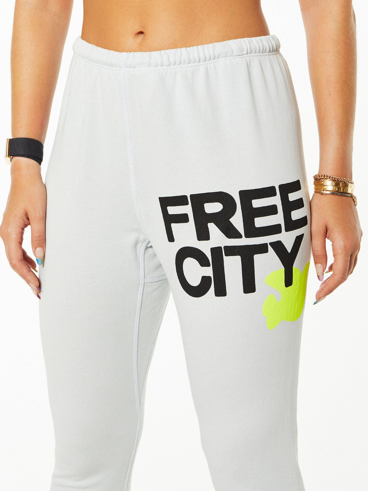 FREECITYLARGE HTHR 3/4 SWEATS