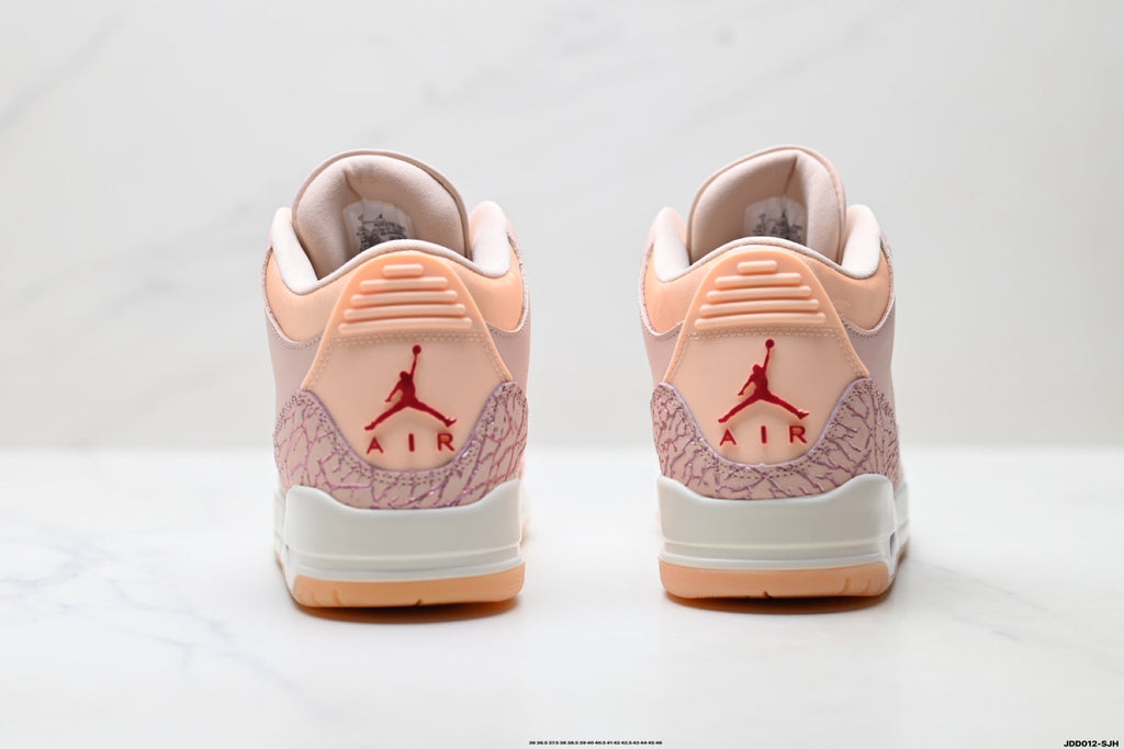 Air Jordan 3 Retro Pink White Gum Sneakers