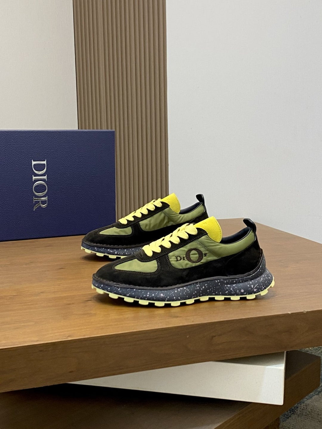 Dior Paneled Low-Top Sneakers